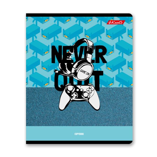 Тетрадь ученическая общая, глянцевая ламинация, A5+ 48 л. на скобе 65 г/м², белизна 100%, 10 шт, клетка в термоусадочной пленке, 000733 Время тусить!, Светоч 48ТЕТк-004