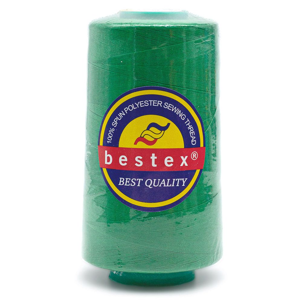 Нитки универсальные Bestex 50/2, 4570 м (5000 ярд) / 1 кат., 136 малахитовый зеленый