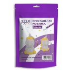 Кристальная (алмазная) мозаика Фрея ALVF-006, брелок, Серебристая единорожка, 5х8 см