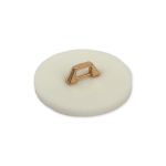 Пуговицы на ножке костюмные 18 мм, 12 шт, А001 белый, Blitz DRN 0070