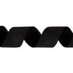 Тесьма (лента) окантовочная 22 мм / 100 метров, черный, Gamma 022 О черный