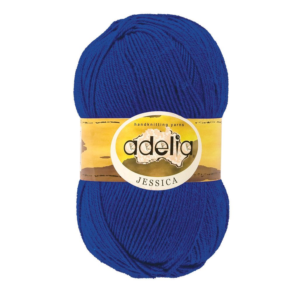 Пряжа Adelia Jessica / уп.5 мот. по 100г, 260м, 10 синий