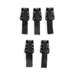 Крючок шубный PQ 45 мм, черный, PQ5202, 5 шт