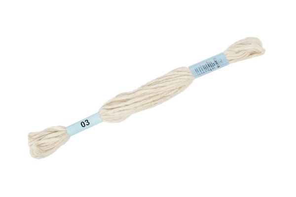 Мулине Gamma декоративное Cloud, цв.03 св.бежевый, 12 мотков по 6 метров