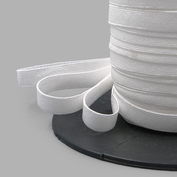 Резинка бельевая (бретелечная) матовая 8.0 мм / 50 метров, белый, (МL195.008)