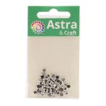 Хрустальные стразы в цапах/серебро, 4мм, 50 шт/упак, Astra&Craft (39 серый), 4AR159/166