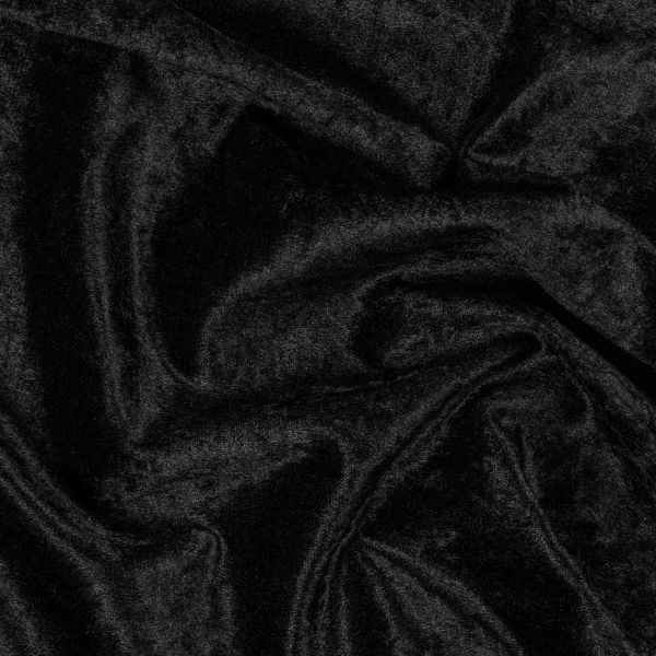 Плюш (ткань) 00 Peppy PCVL, 250±5 г/м², 150±2 см / 5 метров, винтажный, 10 черный