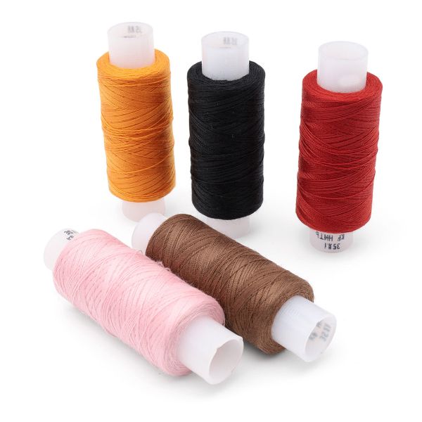 Швейные нитки (набор) 35ЛЛ 200м, ассорти, 22 шт, Красная нить