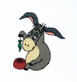 Набор для вышивания нитками Klart, Союзмультфильм. Подарок для Иа, 12х13 см