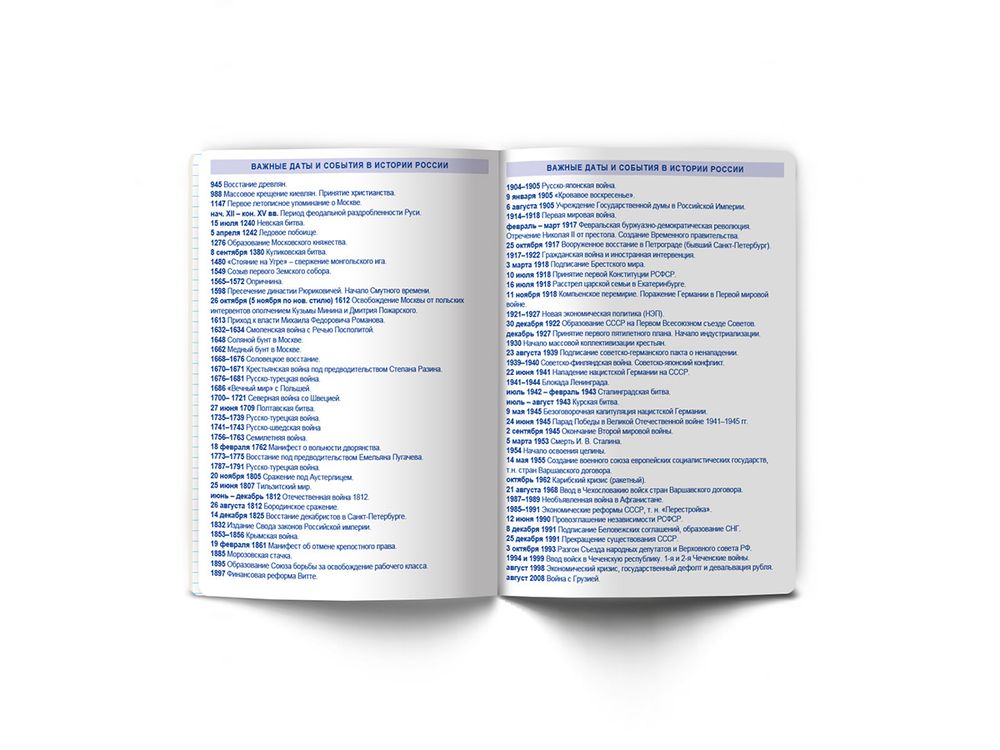 Тетрадь со справочным материалом Скучно не будет!, выборочный лак, A5+ 48 л. на скобе 65 г/м², белизна 100%, 10 шт, клетка, 000539 История, Светоч 48ТПСКс5_4_2_1