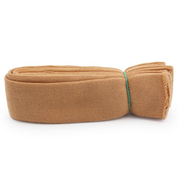 Манжеты трикотажные рукава 7.0 см / 3 метра, полушерсть тонкие 14кл. 1х1, 070 соломенный