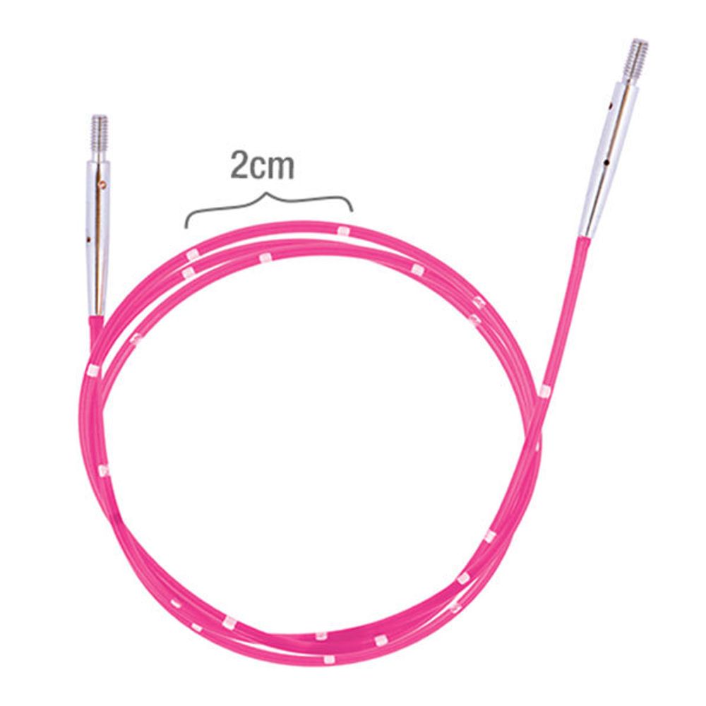Тросик для съемных спиц Knit Pro SmartStix (заглушки 2шт, ключик), длина 76 (100) см, 42175