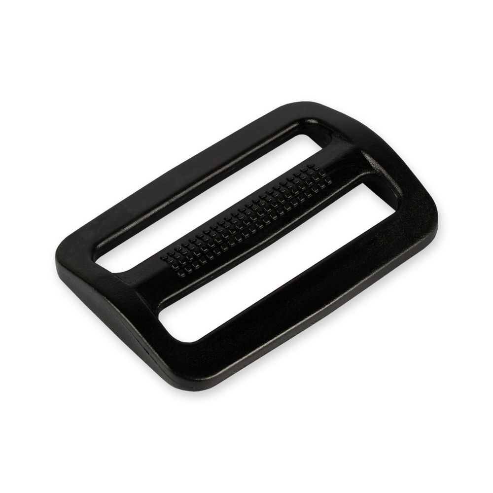 Пряжка двухщелевая 38 мм, 10 шт, черный, Gamma SAR001