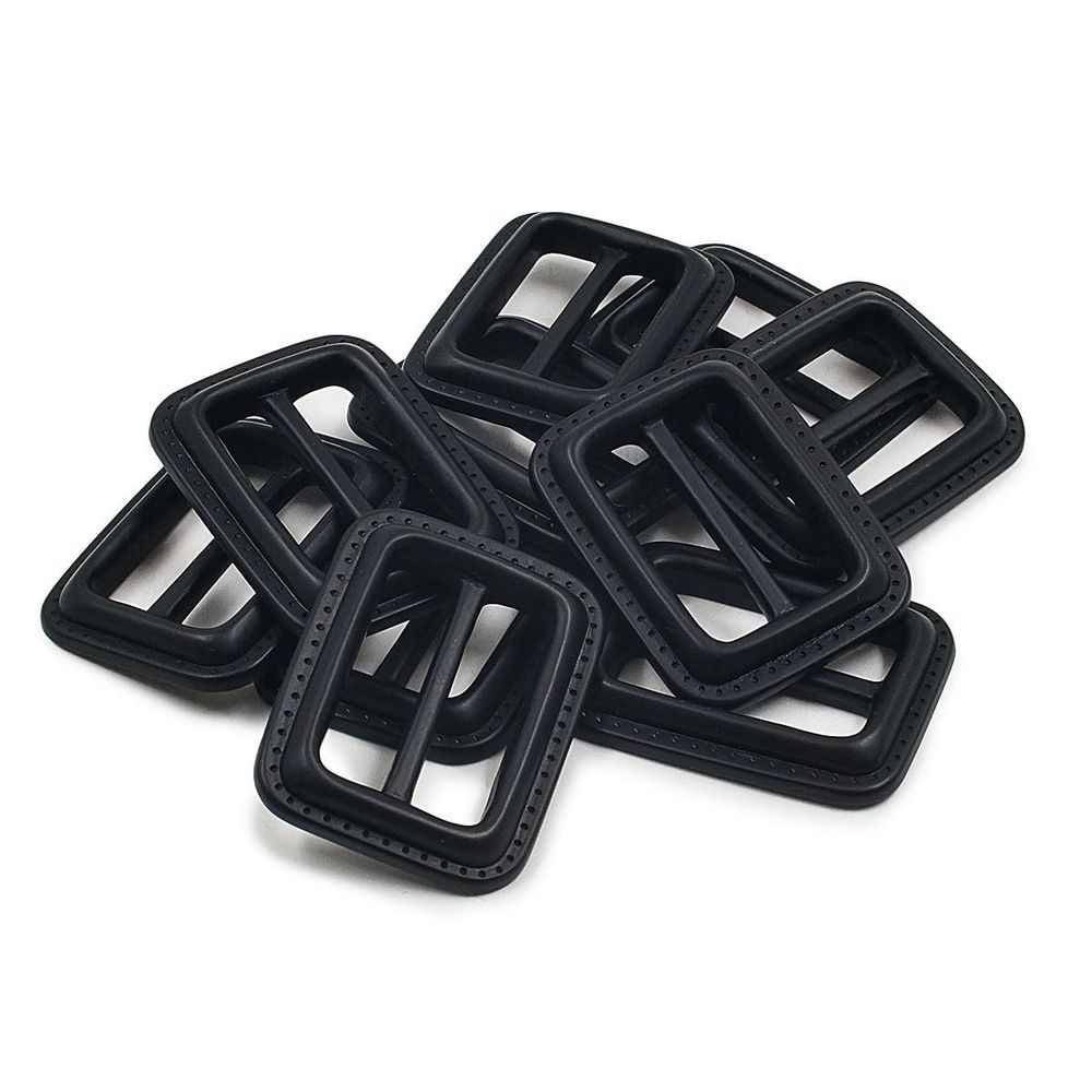 Пряжка пластиковая 30 мм, черный, П02(2.06-1460-30), 10 шт