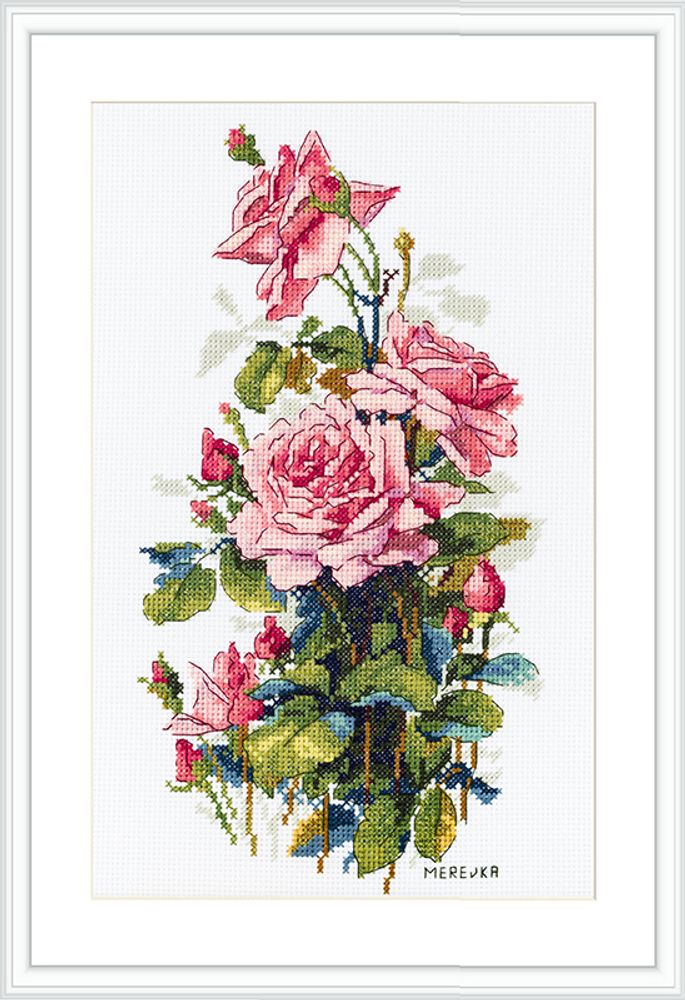 Merejka, Розовые розы, 16х27,5 см