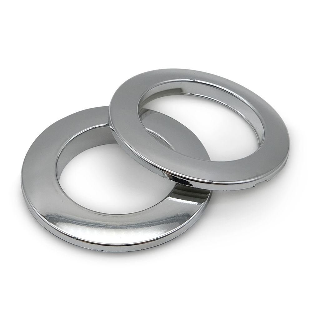 Люверсы шторные ⌀35 мм, с многоуровневым замком цвет № 1 серебро, 10 шт