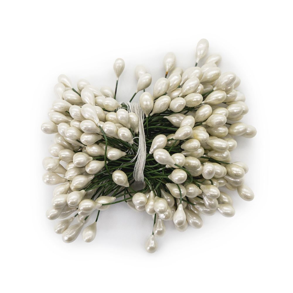 Тычинки для искусственных цветов 0,5х6см (вес 50гр ±3 гр) (11 бежевый)