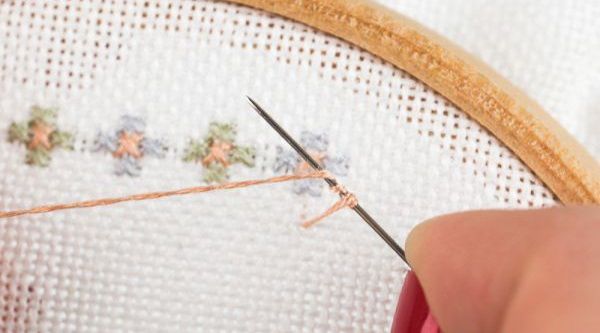 Иглы ручные гибкие бисерные с большим ушком ⌀0.35 мм, 5 шт, сталь, Gamma NC-302