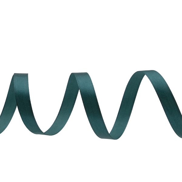 Лента атласная 1-сторонняя 12.0 мм / 22.86±1 метров, (аналог 411004), 124 темная бирюза, Globus