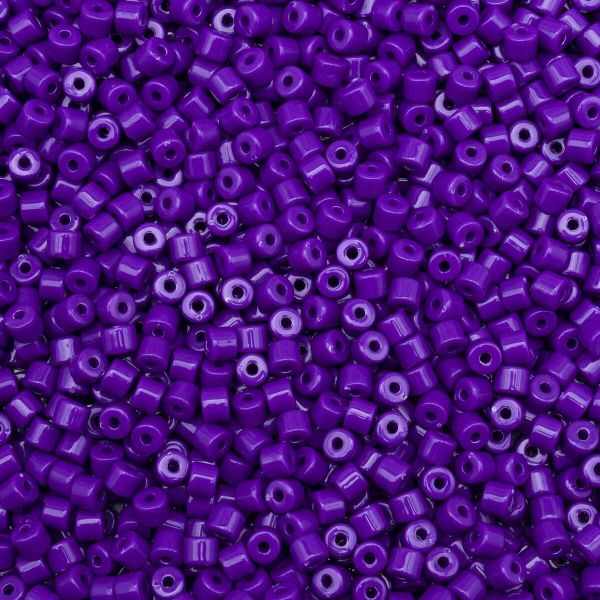 Бусины пластик цилиндр, 5х6 мм, 500 г, 025 фиолетовый, Astra&Craft, 7739890/77392982141