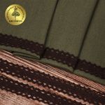 Кружево вязаное (тесьма) 20 мм / 10 метров, 6307-1 цв.27 коричневый, 10 м, Kruzhevo