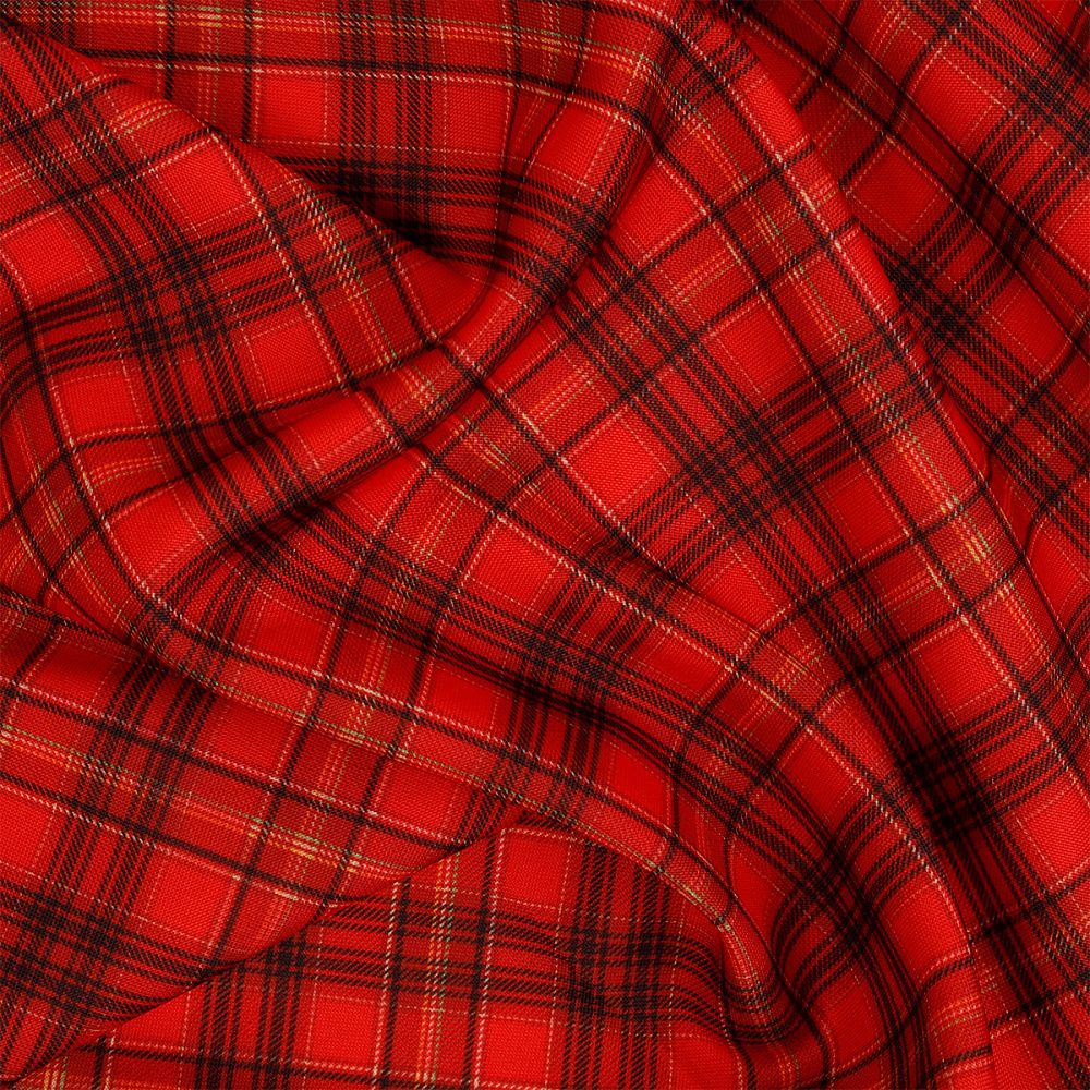 Габардин 140 г/м², 150 см / 1 метр, T.4000.22.1, цв.красный