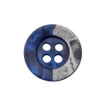 Пуговицы 4 прокола 24L=15 мм, пластик, col.E синий, 36 шт, CN2818