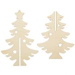 Заготовка из фанеры на подставке 3D Елка, 10х10х15 см, Mr.Carving ВД-1242