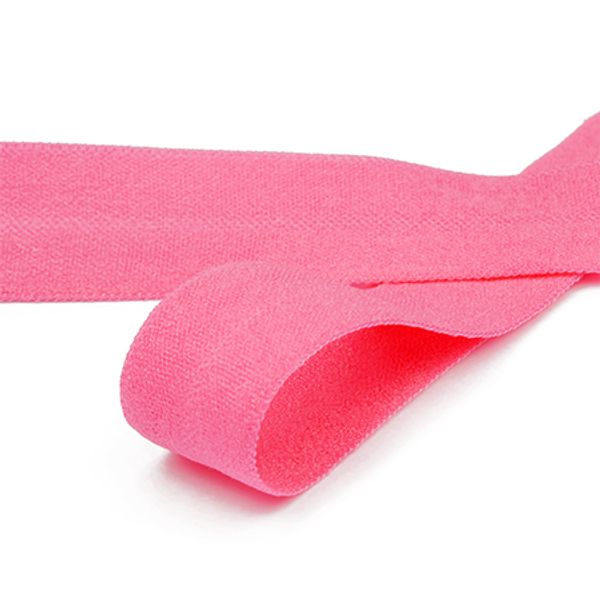 Резинка бельевая (окантовочная) матовая 15.0 мм / 50 метров, F144 ярк.розовый