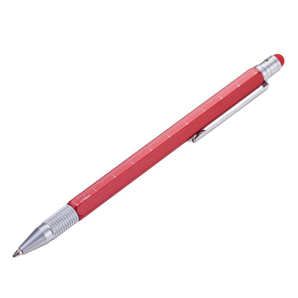 Ручка шариковая Troika многофункциональная Construction Slim, металл, 14.6х0.9х1.1 см, серебро, 178341