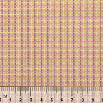 Ткань для пэчворка PEPPY БАБУШКИН СУНДУЧОК ФАСОВКА 100х112 см, 140±5 100% хлопок, БС-15 клетка яр.желтый/бирюзовый, Peppy БАБУШКИН СУНДУЧОК