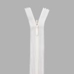 Молния потайная (скрытая) Т3 (3 мм) 1 зам., н/раз., 20 см, молочный, 31217 / 20, 10 шт