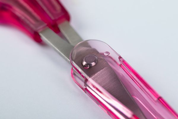 Ножницы рукодельные 10 см, розовые, Gamma ROS-02