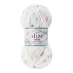 Пряжа Alize (Ализе) Mini Colors серия Бархат (Velluto) / уп.5 мот. по 100 г, 68м, 8105 принт