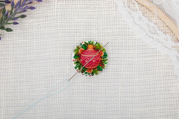 Игольница магнитная №43 Новогодняя игрушка, Gamma NEM