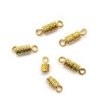 Винтовой замок, 3,8х7 мм, 5 шт в упак, Astra&Craft, золото