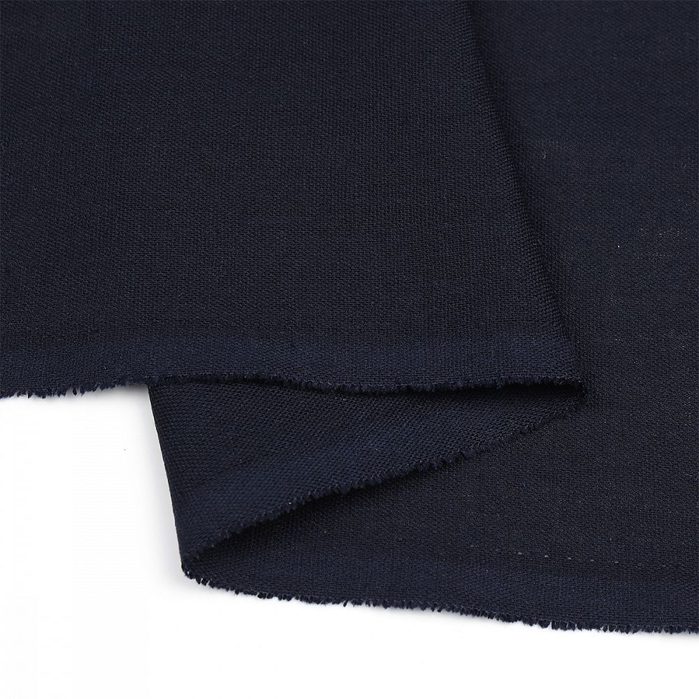 Льняная ткань 185 г/м², 140 см / 10 метров, TBY.Li-1004-37, цв.37 тем.синий