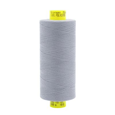 Нитка Gutermann Mara 150 (1000 метров), 1 кат., особо тонкая | 040 пепельно-серый