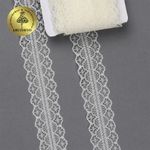 Кружево отделочное в стиле "трикотаж" 30 мм, 1659-1 цв.02 молочный, 27.4 м