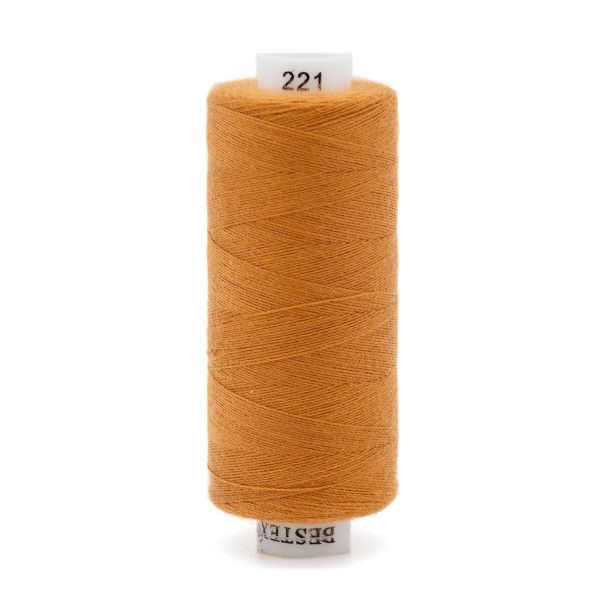 Нитки швейные бытовые Bestex 40/2, 365 м (400 ярд) / 10 кат., 221 горчичный терракот