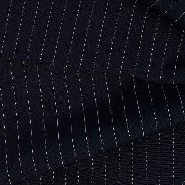 Габардин кач-во Фухуа 180 г/м², 150 см / 1 метр, в полоску, TBY.Gbf.st.24102.1.2.1, цв.02 т.синий