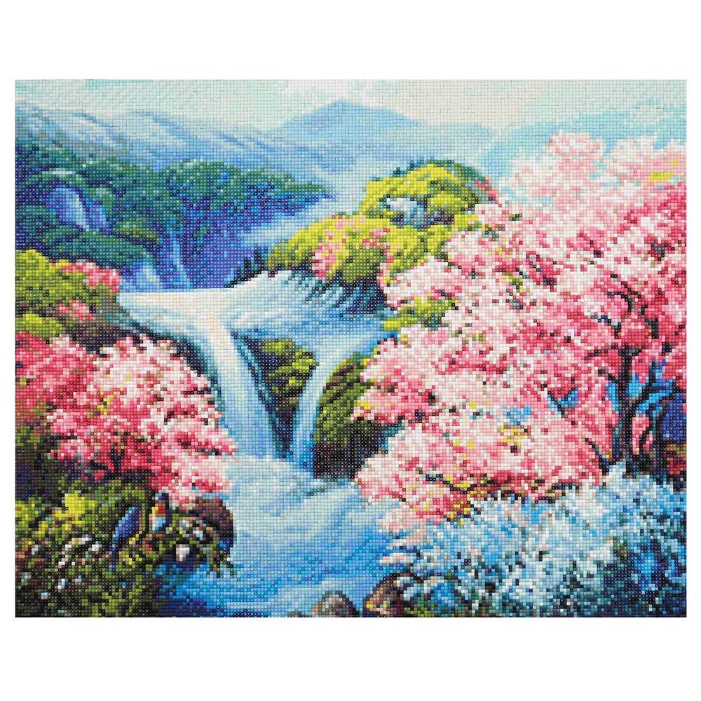 Алмазная (кристальная) мозаика Cristyle, Цветущая сакура Екатерина Давалова, 50х40