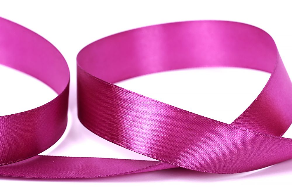 Лента атласная 1-сторонняя 25.0 мм / 33±2 метра, 028 лиловый, Gamma
