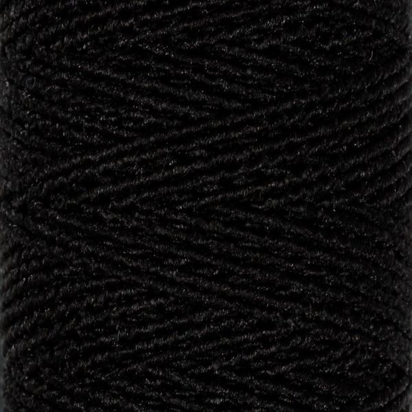 Нитки спандекс ⌀0.6 мм, набор 10 катушек по 25 метров, черный, Gamma ET-10