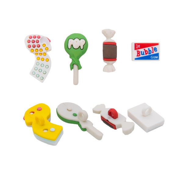 Украшения декоративные пуговицы Фигурки Сладости Dress It Up 6950