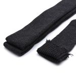 Манжеты трикотажные рукава 7.0 см / 3 метра, плотные, 373/м антрацит