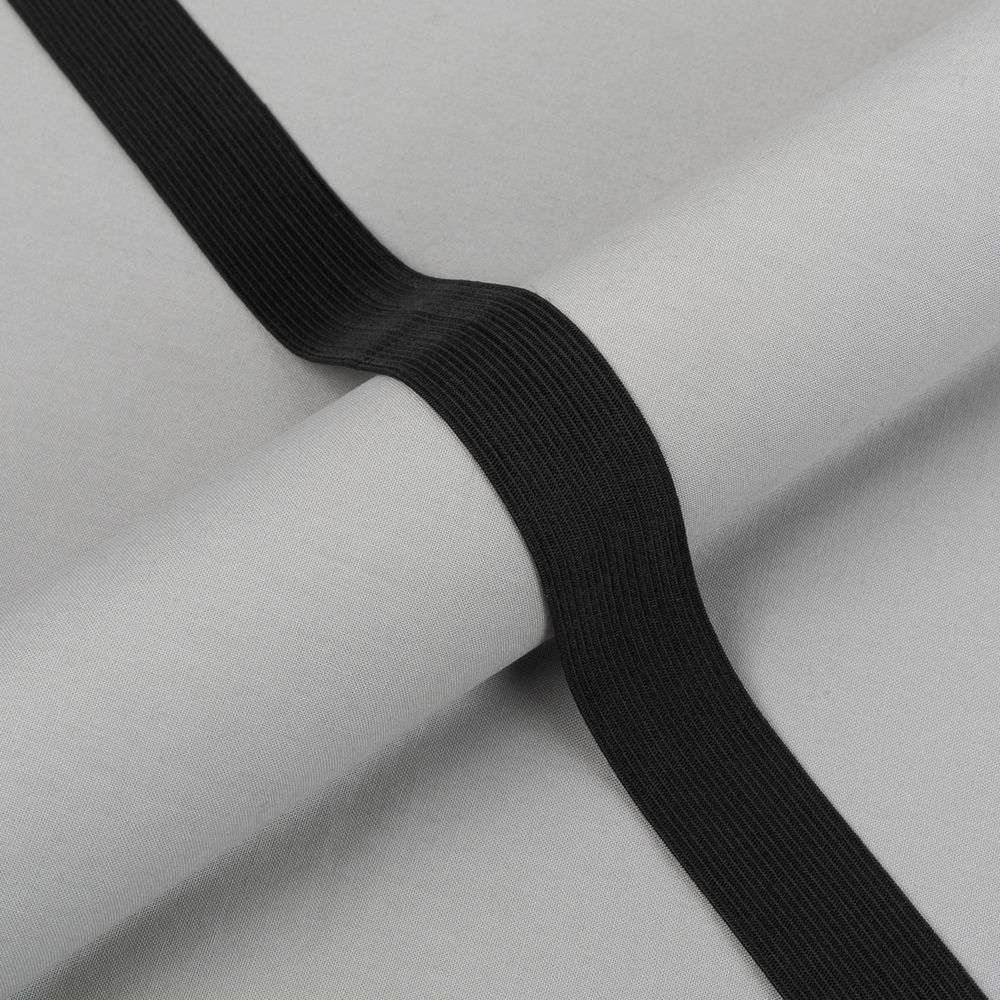 Резинка вязаная 30 мм, / 50 метров, черный, Gamma RV-30 BL