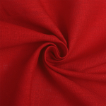 Льняная ткань 190 г/м², 140 см, в нарезке, цв. 06 красный, 10 метров