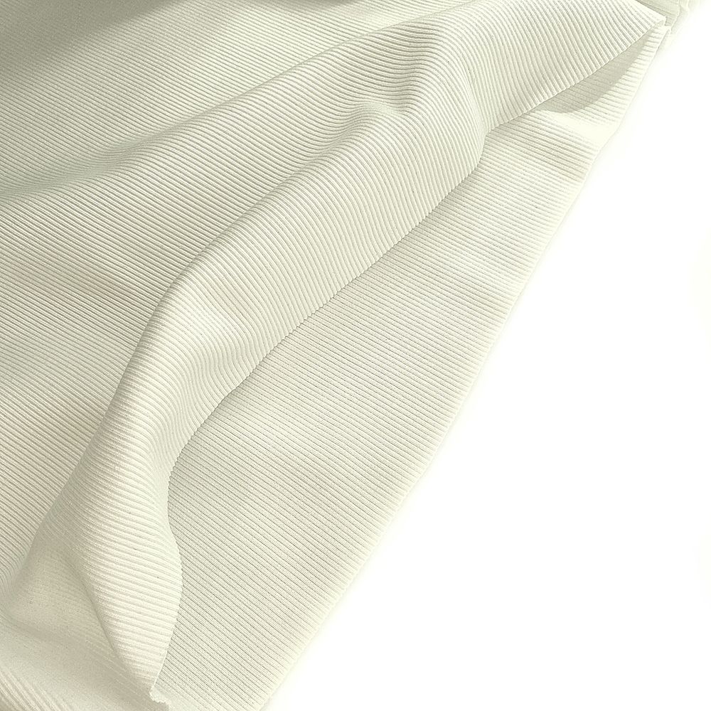 Кашкорсе трикотажное полотно 400 г/м², 60+60 см, экрю, 20-30кг (1кг-2,10м) /TOS/