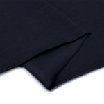 Футер 2-нитка петля гладкокрашеный, 230 г/м², 74% х/б, 21% п/э, 5% эласт, 180 см, цв. темн.синий, 6м /TOS/